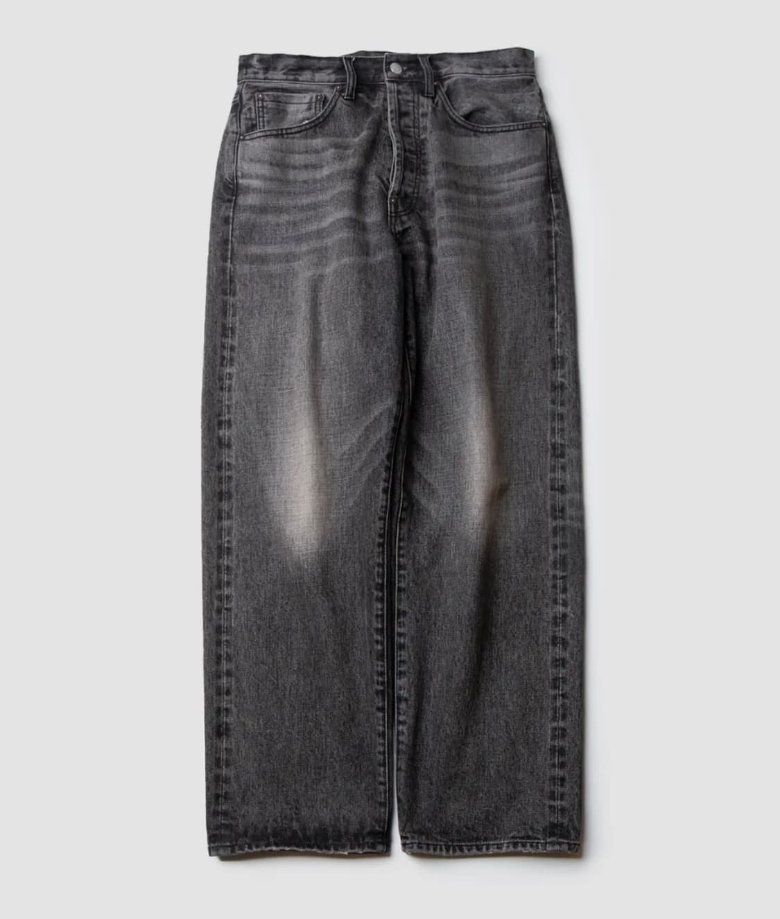 (30) 비헤비어 523L 셀비지 데님팬츠 워시드블랙 상품이미지1