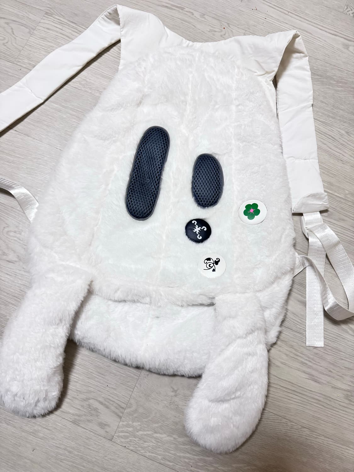 서브컬쳐 지뢰계 양산형 중성계 유령토끼 성인용 백팩 상품이미지1