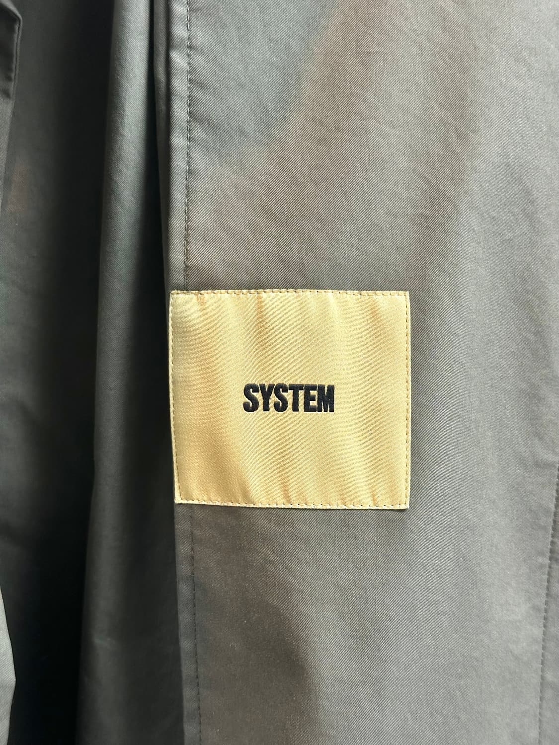 시스템옴므 올리브 트렌치 코트 (95, M) 상품이미지9