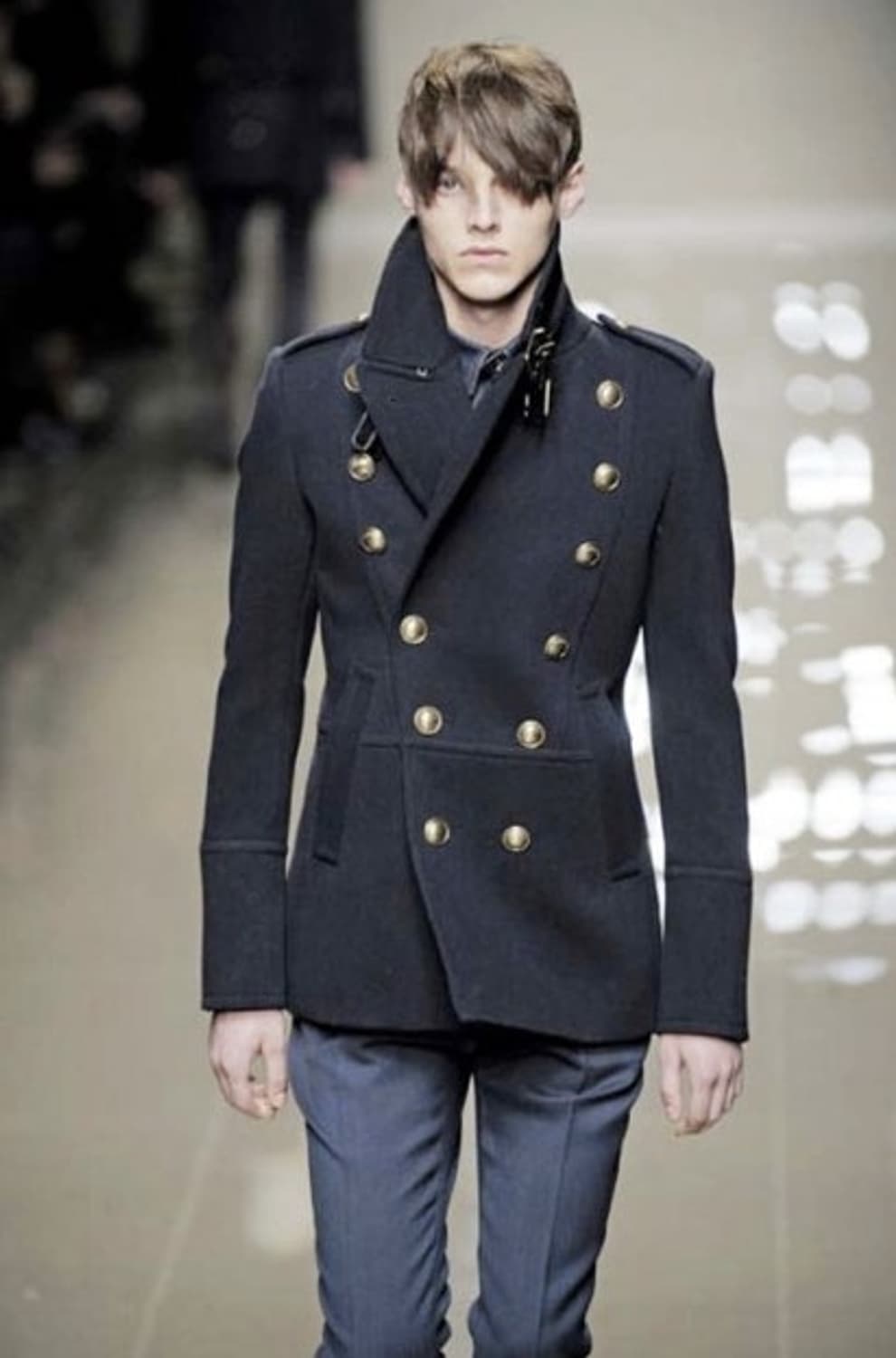 버버리 프로섬 10fw 원빈 금장 피코트 50 상품이미지3