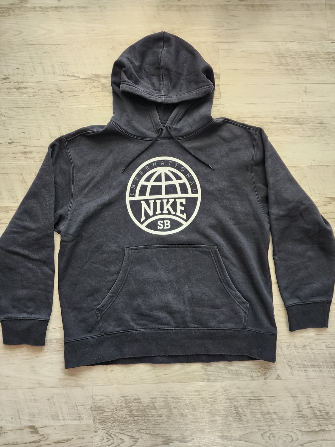 NIKE 나이키 기모 후드 티셔츠 팜. XL(105)사이즈 블랙 후드티 상품이미지1