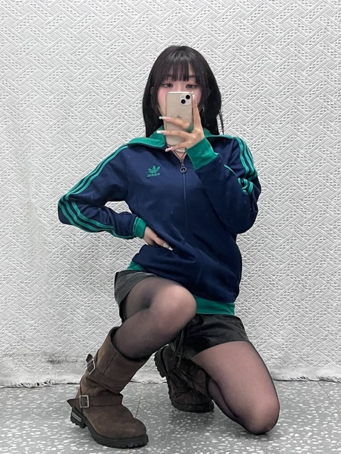 아디다스 올드스쿨 레트로 유로파 딥그린 져지 집업 95 C11290 상품이미지1