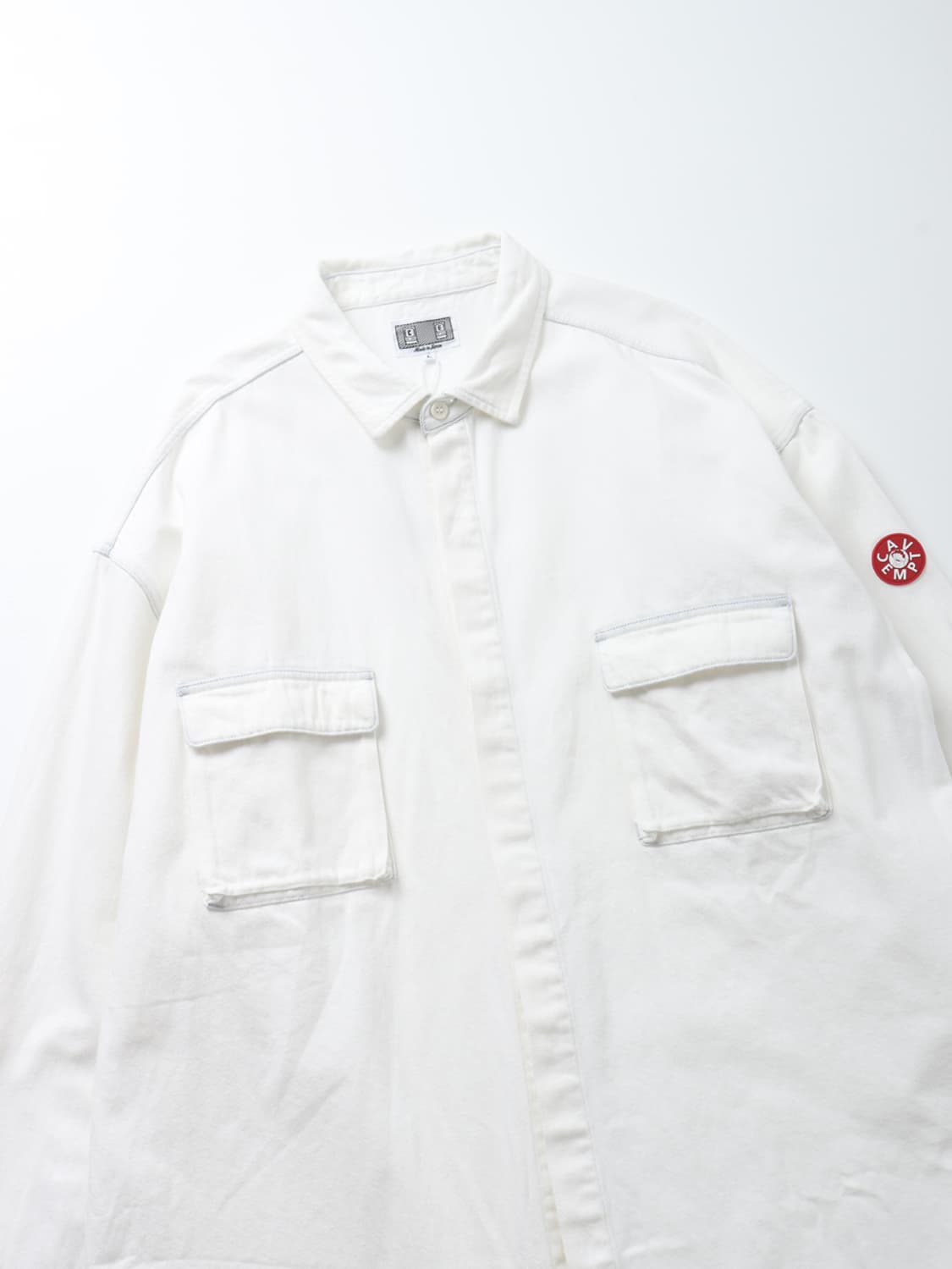 CAV EMPT Ult Bleached Denim Big Shirt 상품이미지3