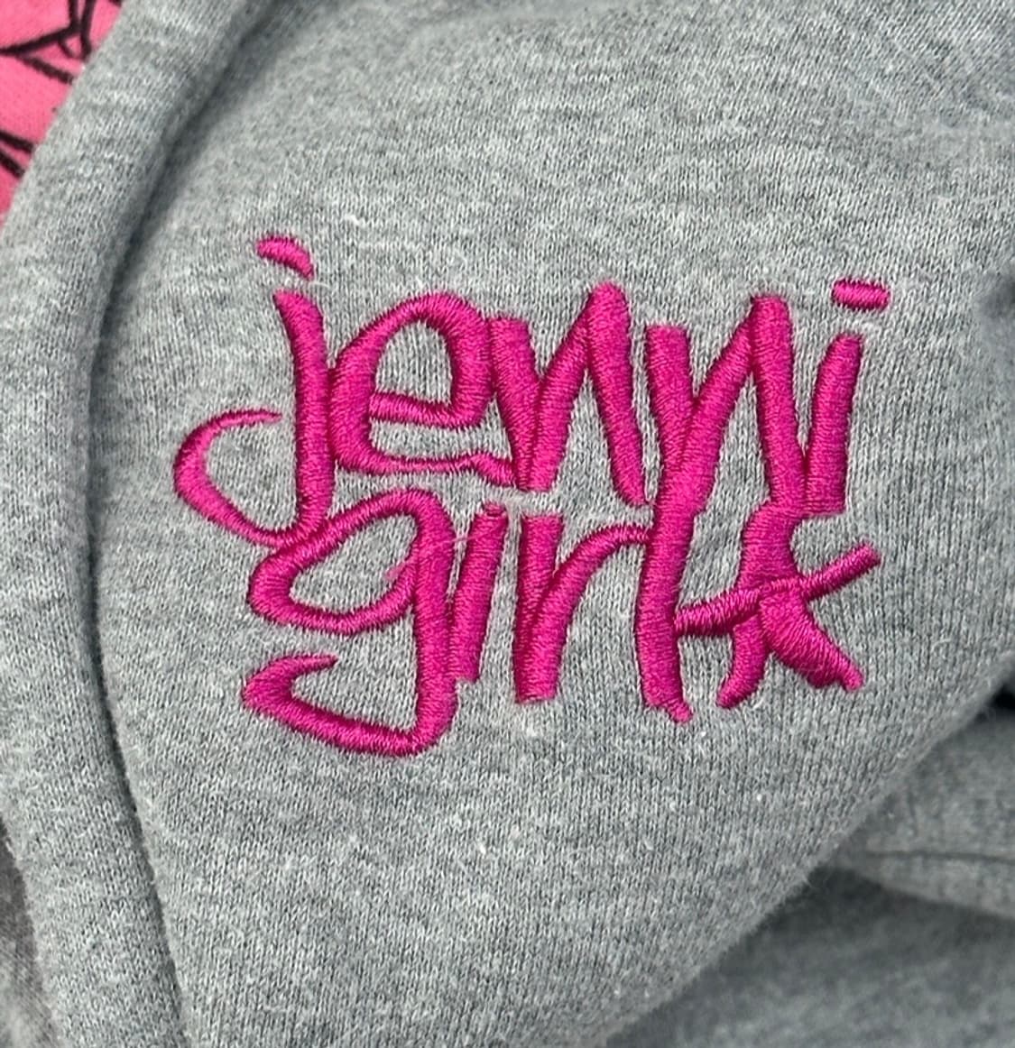 JENNI 프린팅 데코라 오버핏 후드집업 갸루 y2k 레터링 일본 빈티지 상품이미지6