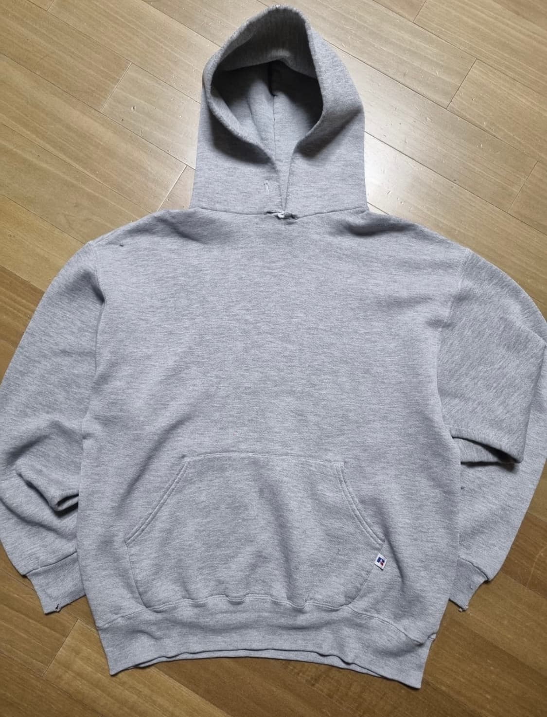 90s 러셀 후드 라이트그레이 L 상품이미지1