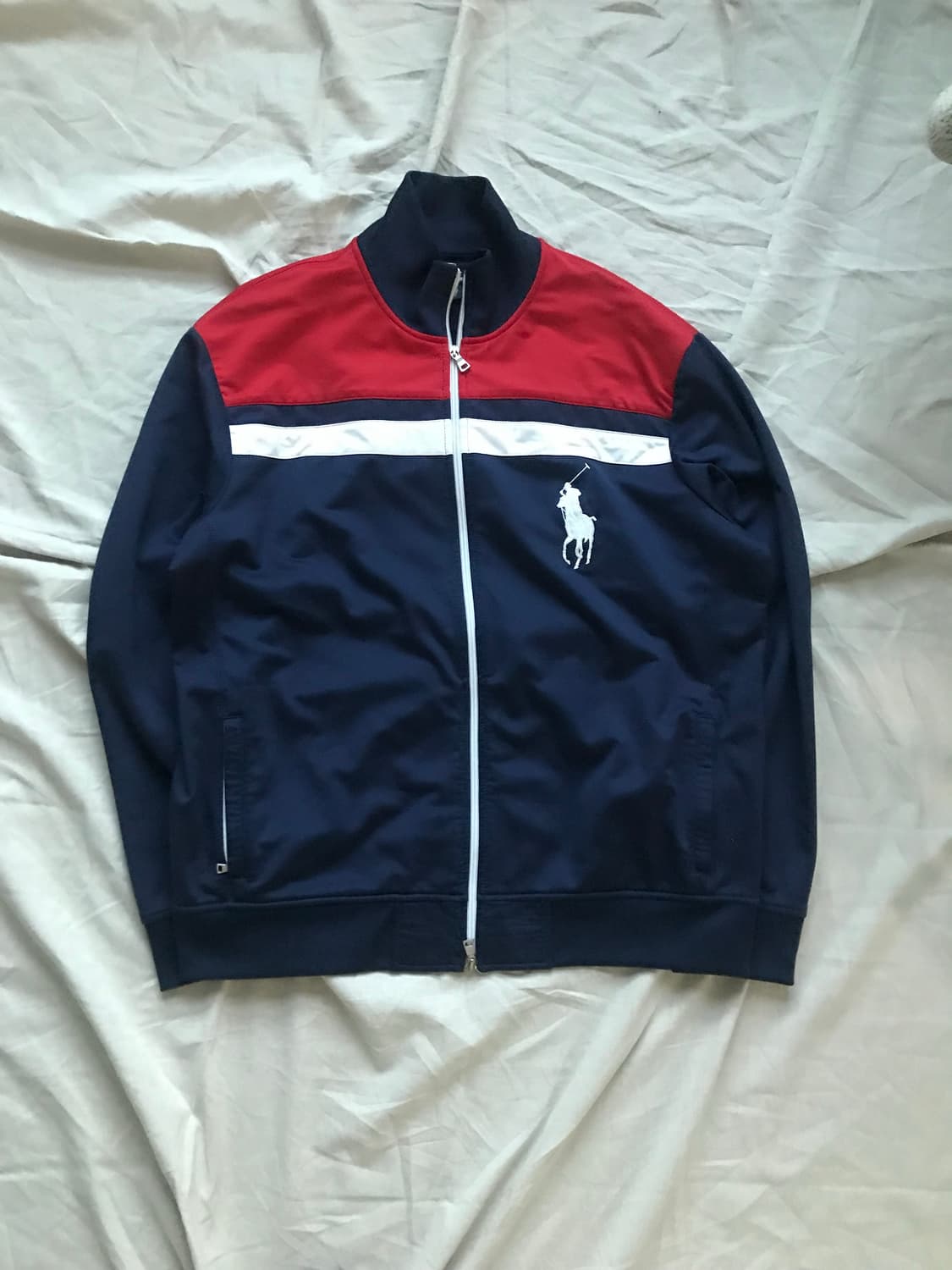 폴로 랄프로렌 포니 로고 배색 집업 상품이미지5