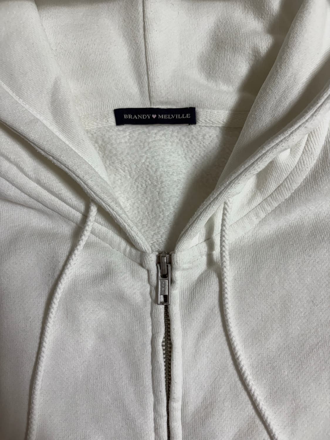 브랜디멜빌 화이트 후드집업 상품이미지2