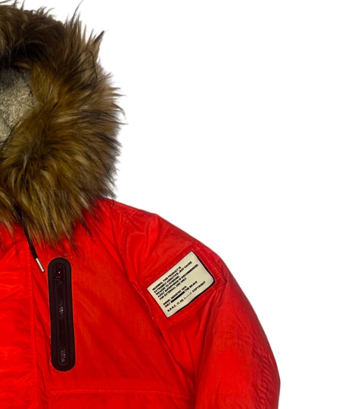 디젤 오렌지 울프죠패딩 M 상품이미지2