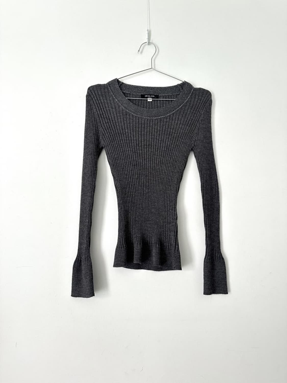 MICHEL KLEIN twinkle slim knit / grey 상품이미지2