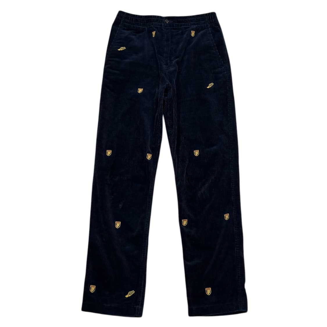 폴로 랄프로렌 자수 코듀로이 팬츠 바지 네이비 XS 상품이미지1
