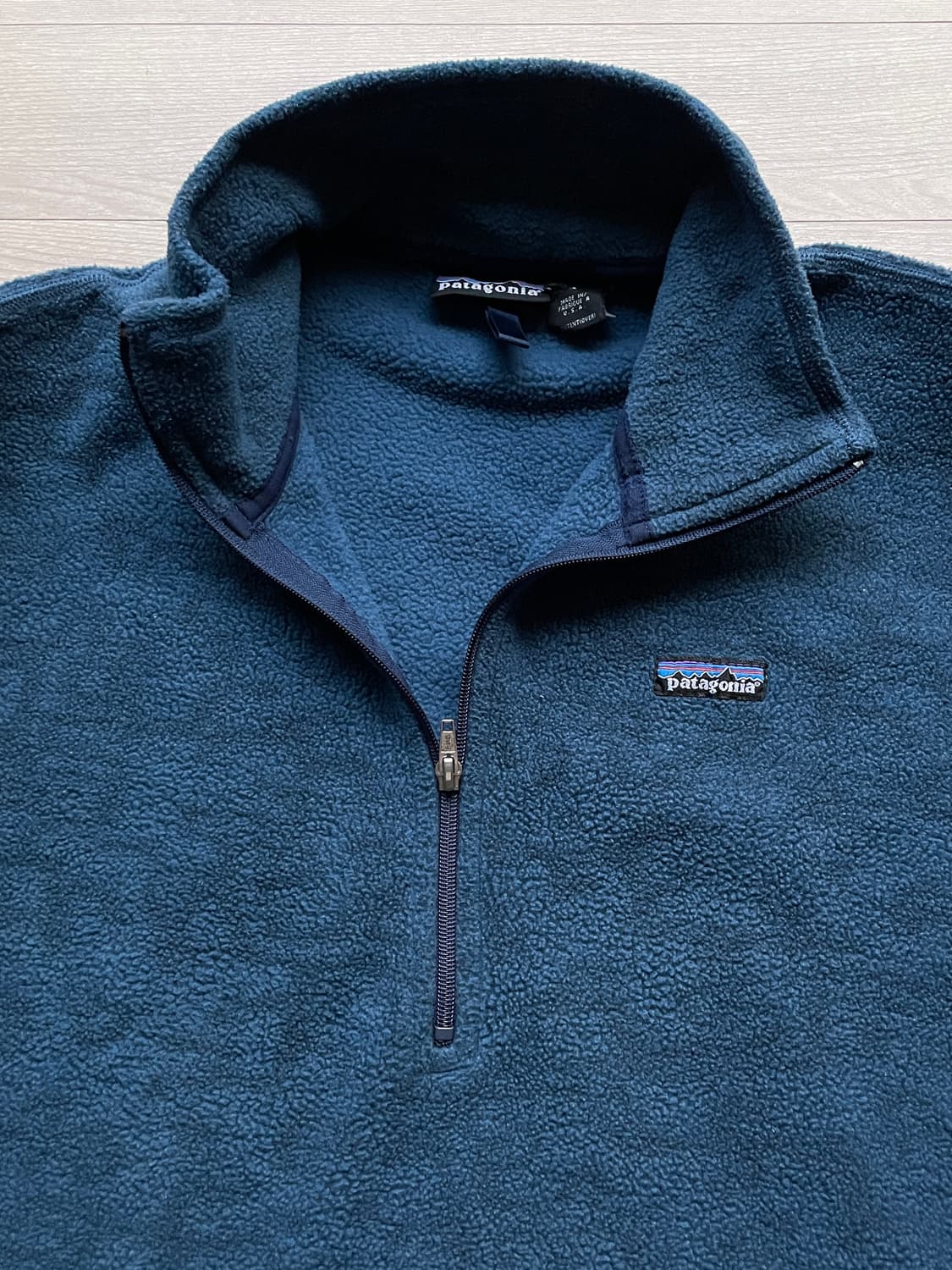 파타고니아 집업 신칠라 네이비 패턴 마수피얼 플리스  patagonia 상품이미지5