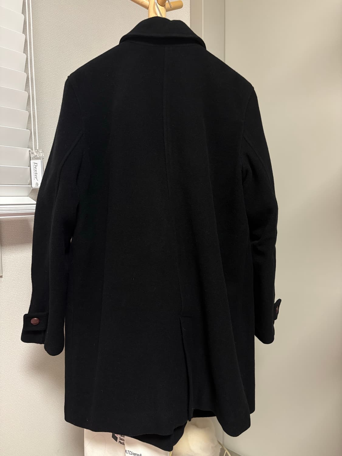 빈티지 버튼 울 코트 상품이미지7