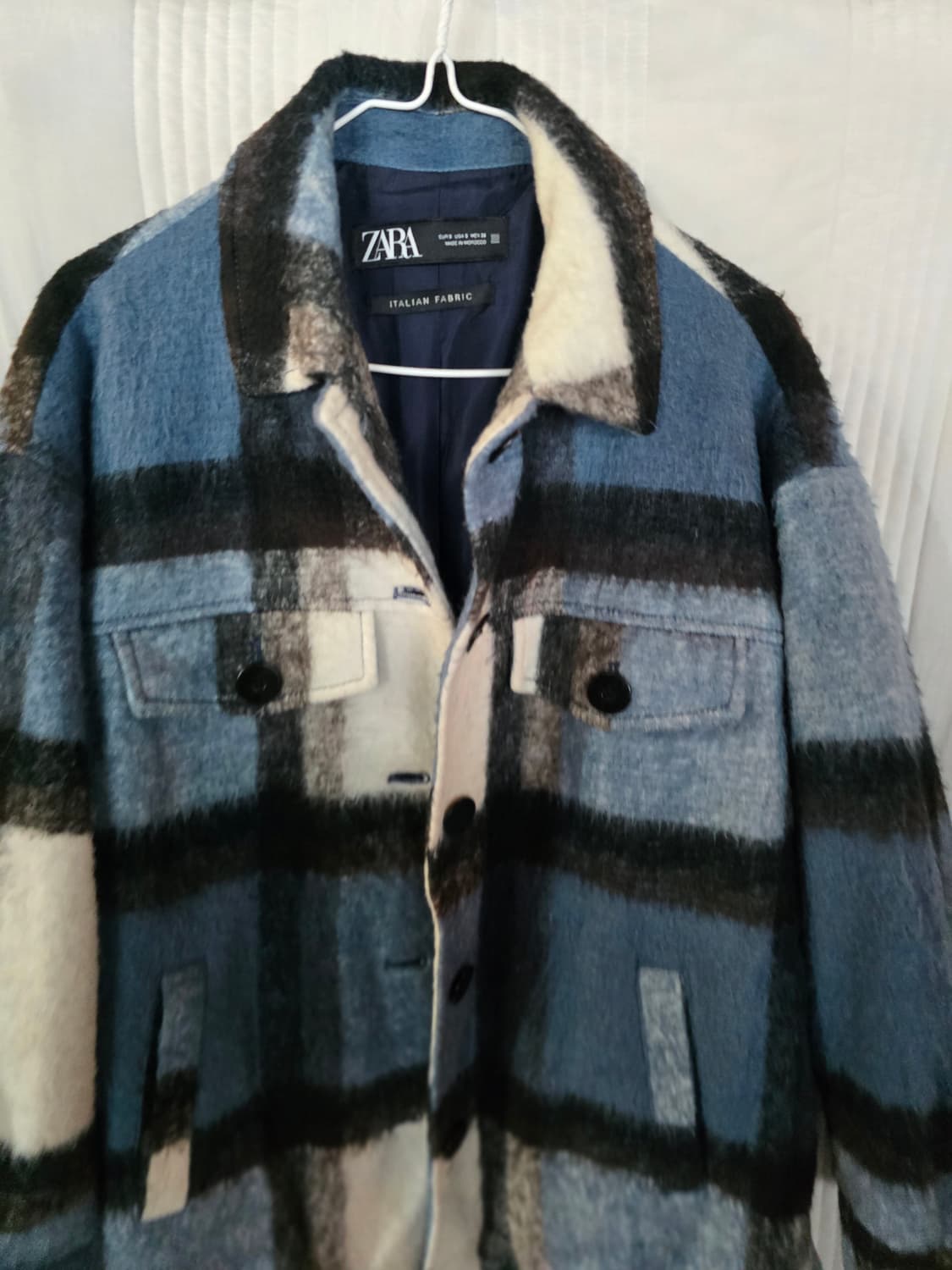 자라 체크 자켓 상품이미지1