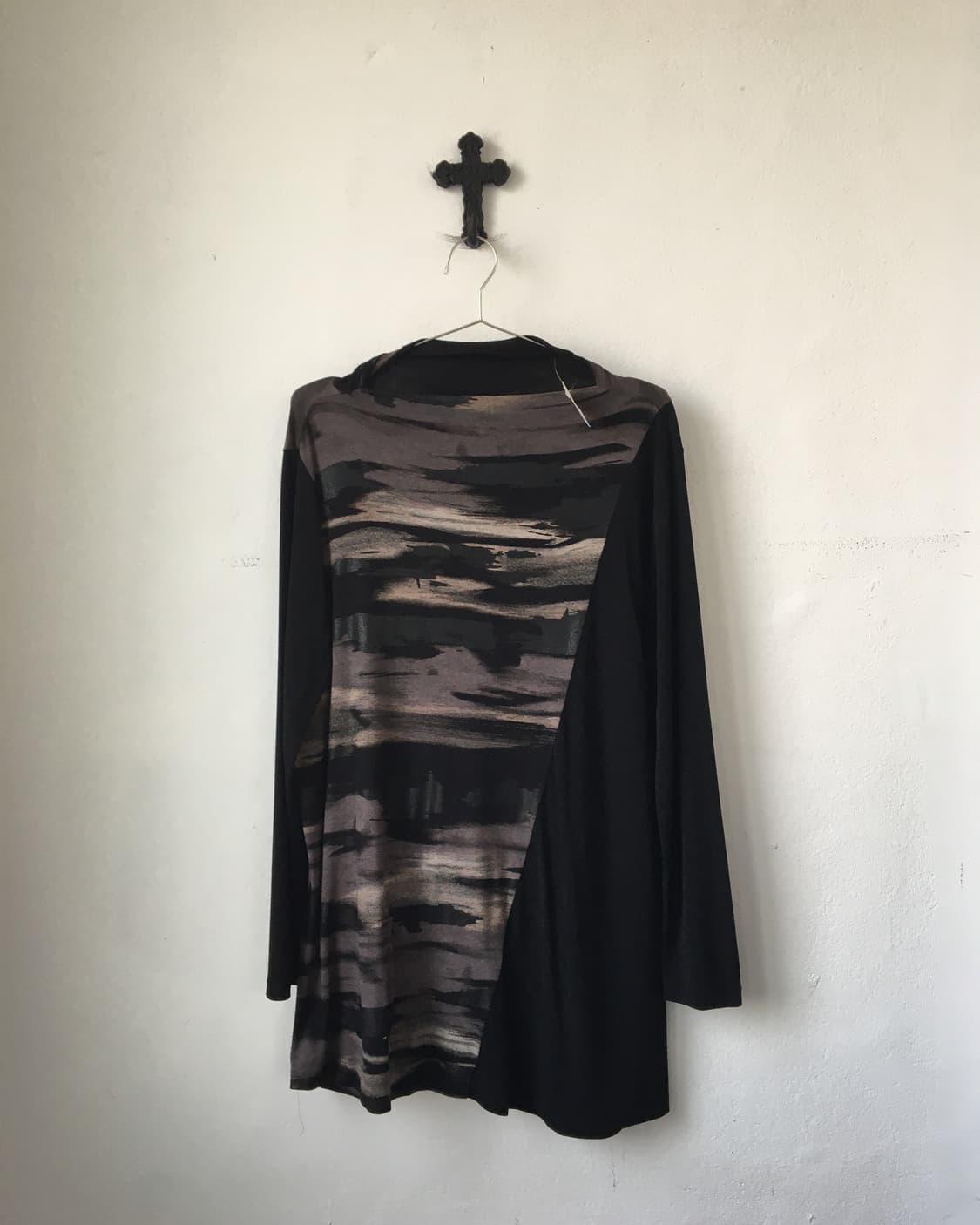 Printing layer point sleeve onepiece 상품이미지2