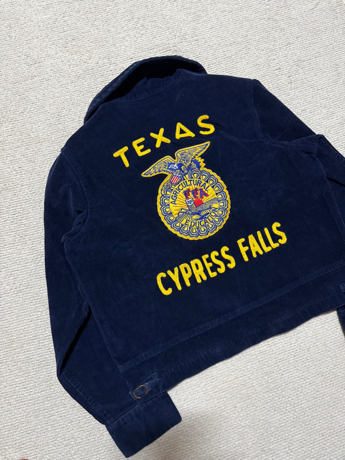 Y2K FFA 네이비 코듀로이 자켓 s, 55사이즈 상품이미지1