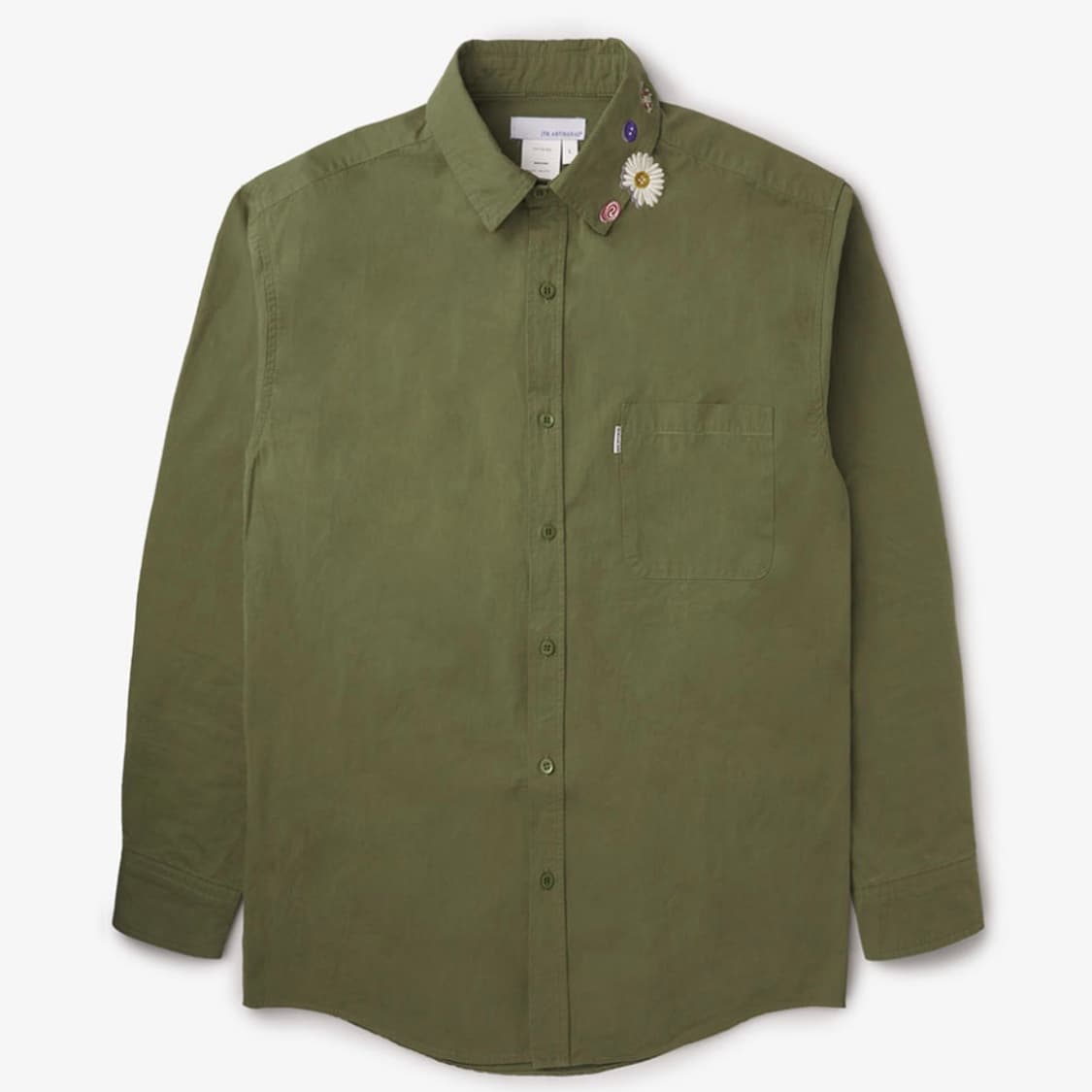 준태킴 아티셔널 엠보더리 버튼 셔츠 상품이미지2