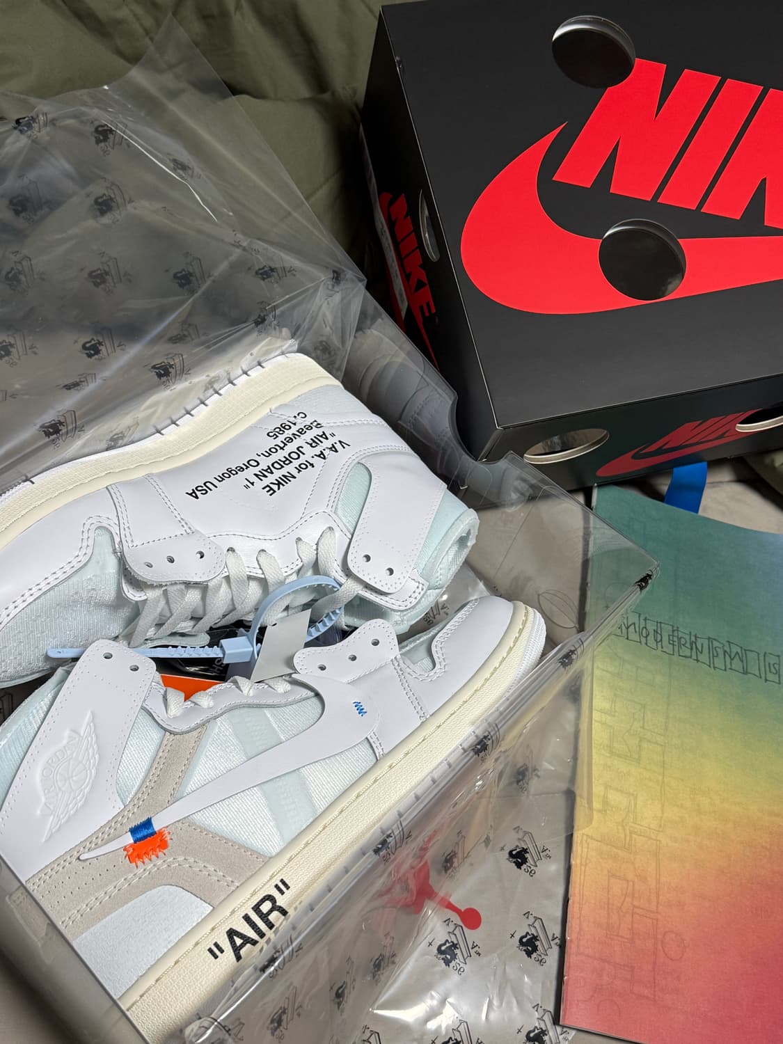[275] 나이키x오프화이트 조던1 OG 알래스카 V.A.A 상품이미지4