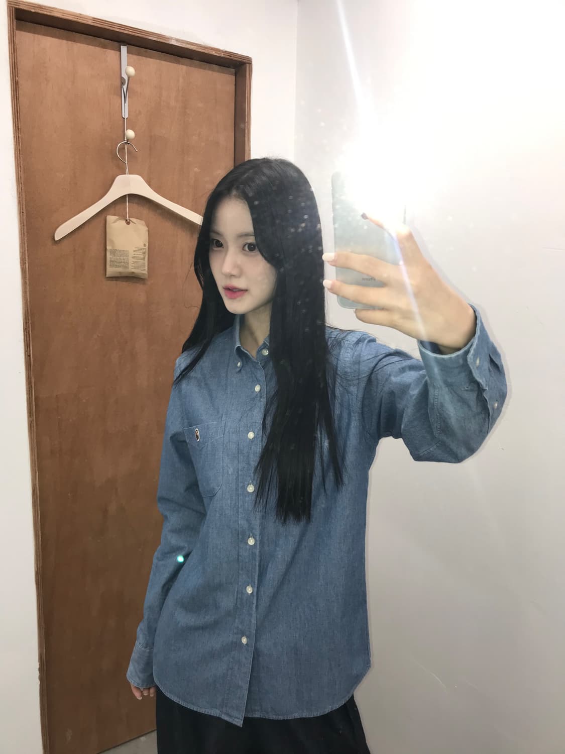 베이프 A BATHING APE Chambray Shirt 상품이미지1