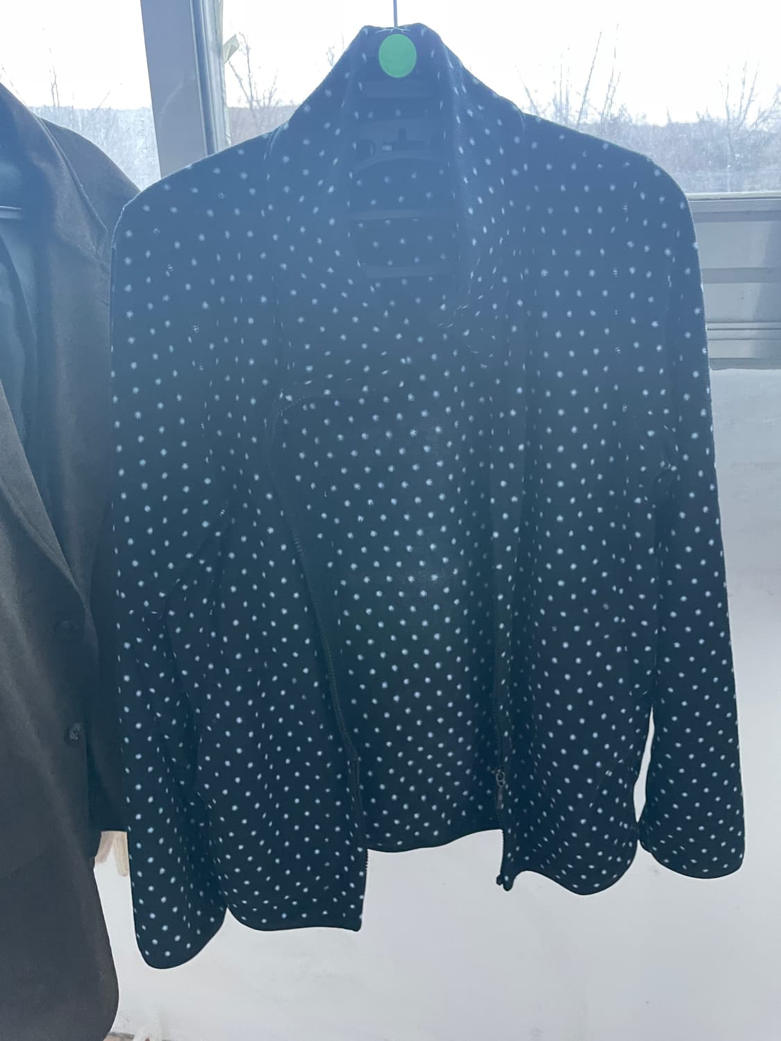 유니클로 빈티지 땡땡이 플리스 후리스 상품이미지2