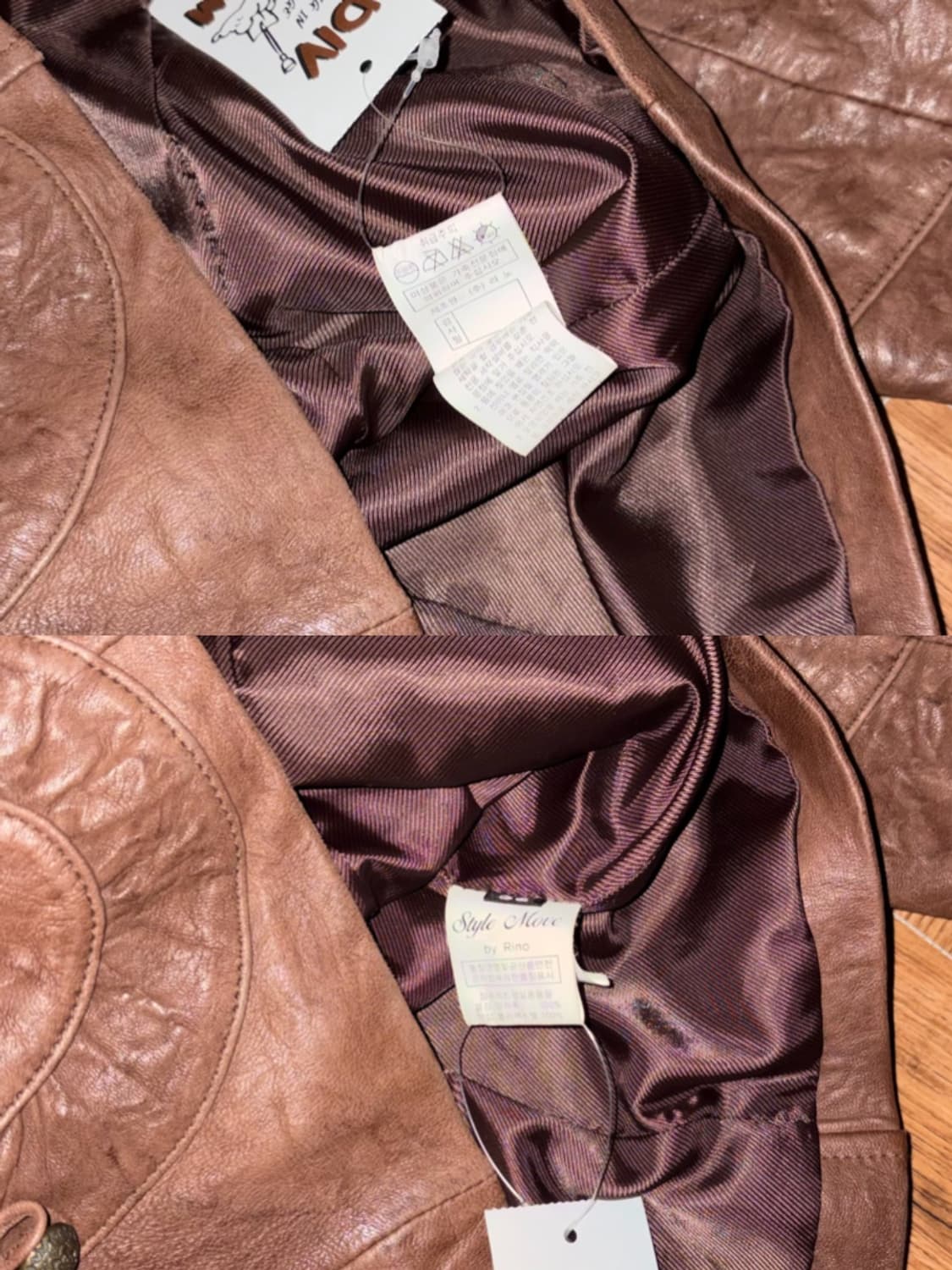 빈티지 양가죽 레더자켓 상품이미지9