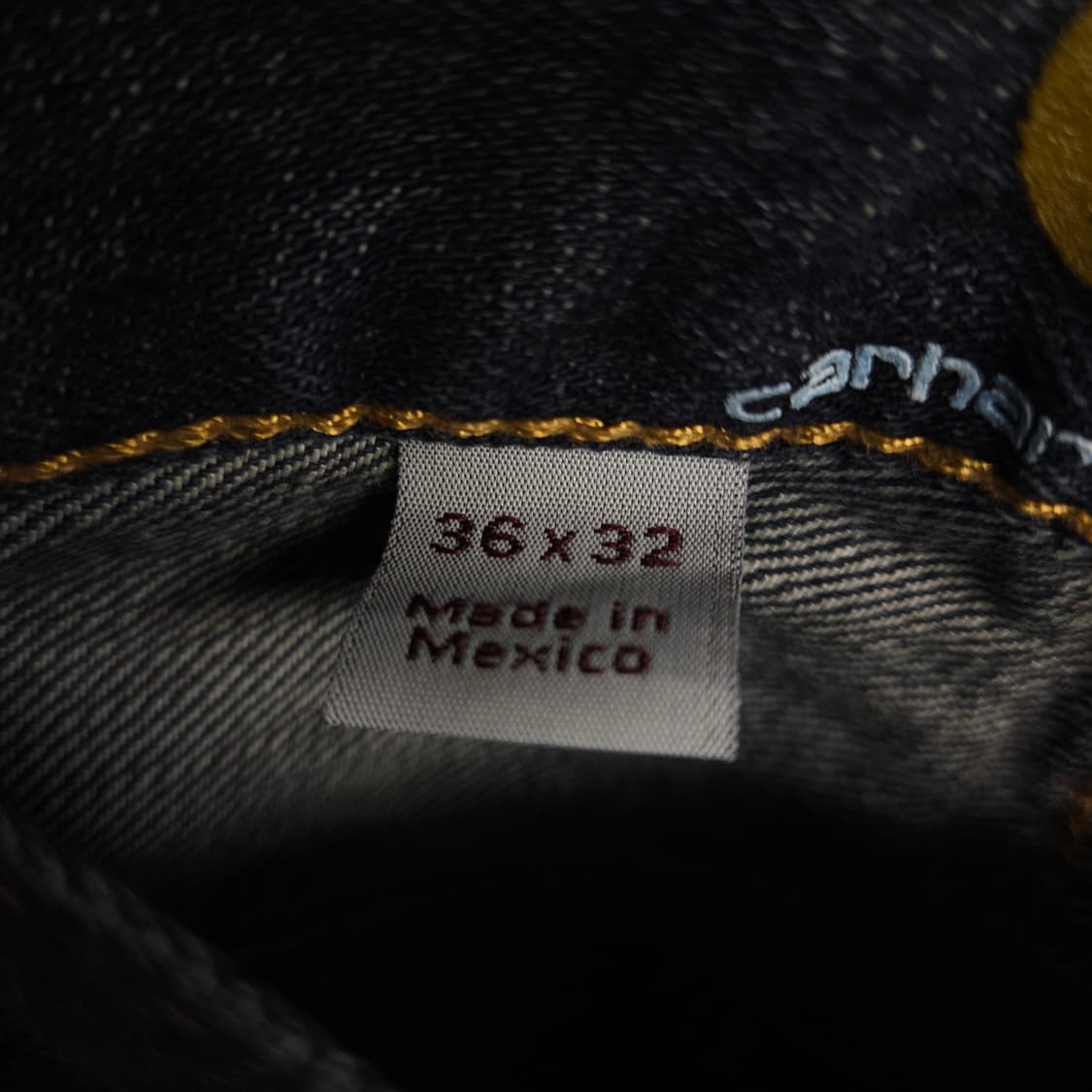 36/32 ) 칼하트 스트레이트 진청 청바지 상품이미지6