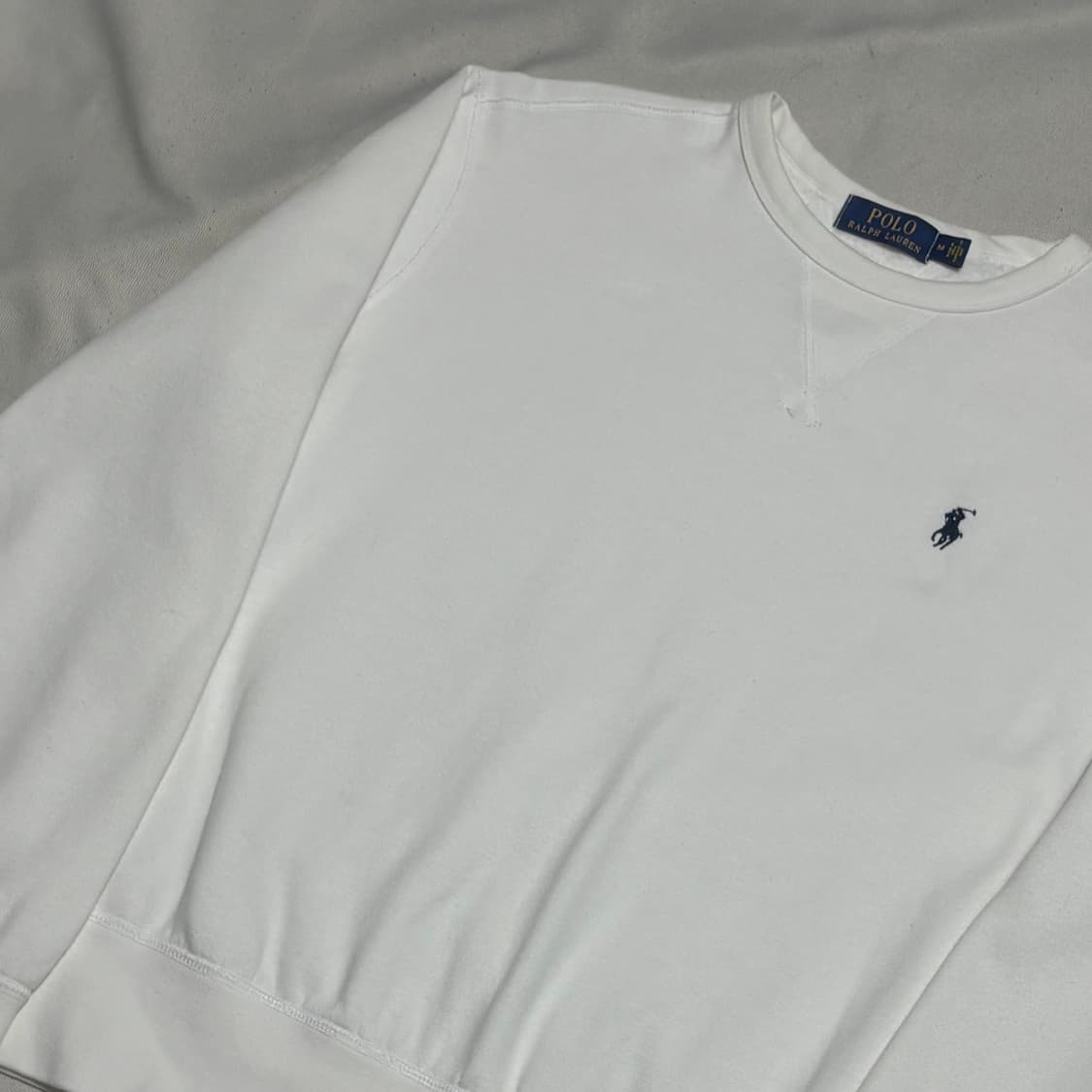 M 폴로랄프로렌 화이트 맨투맨 상품이미지1