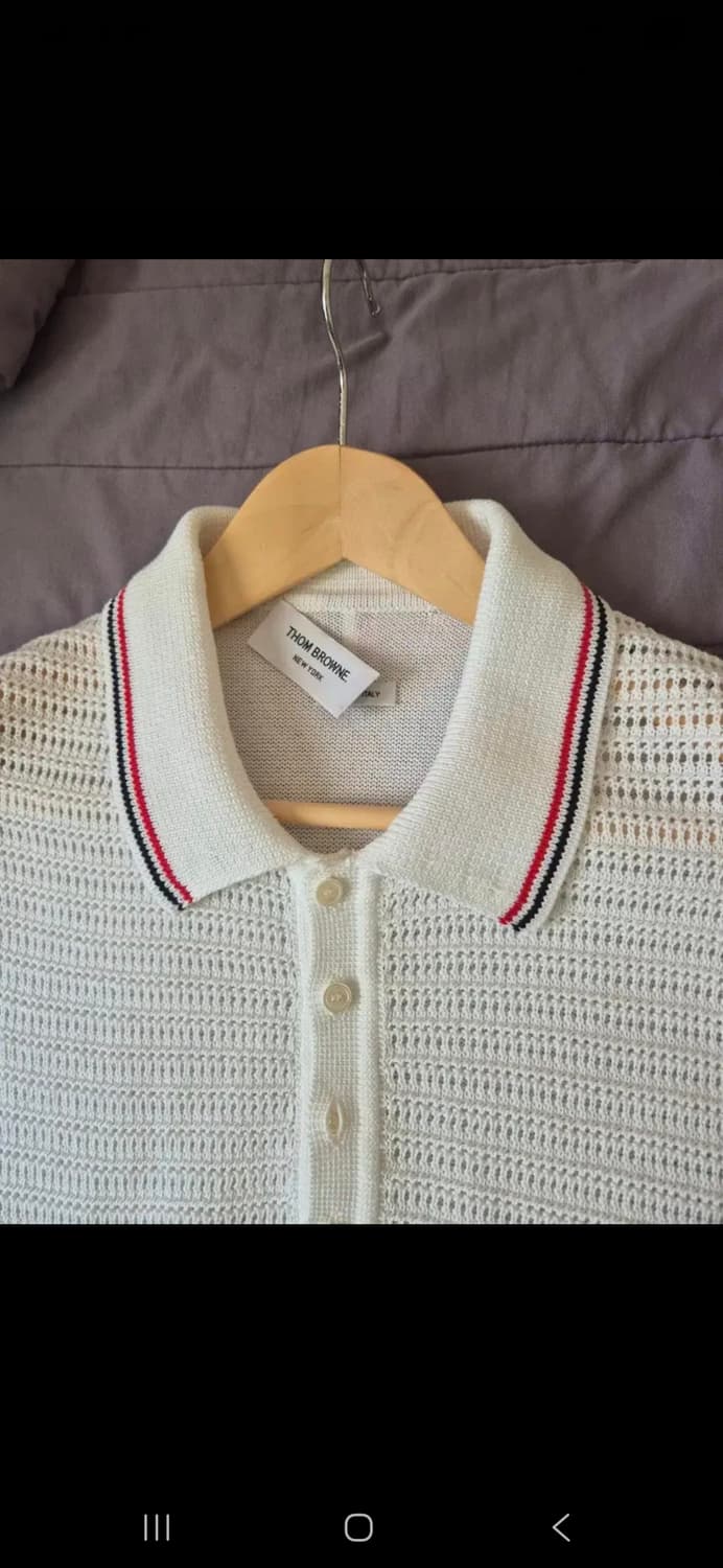 톰브라운 24 ss 코튼폴로 1사이즈 상품이미지2