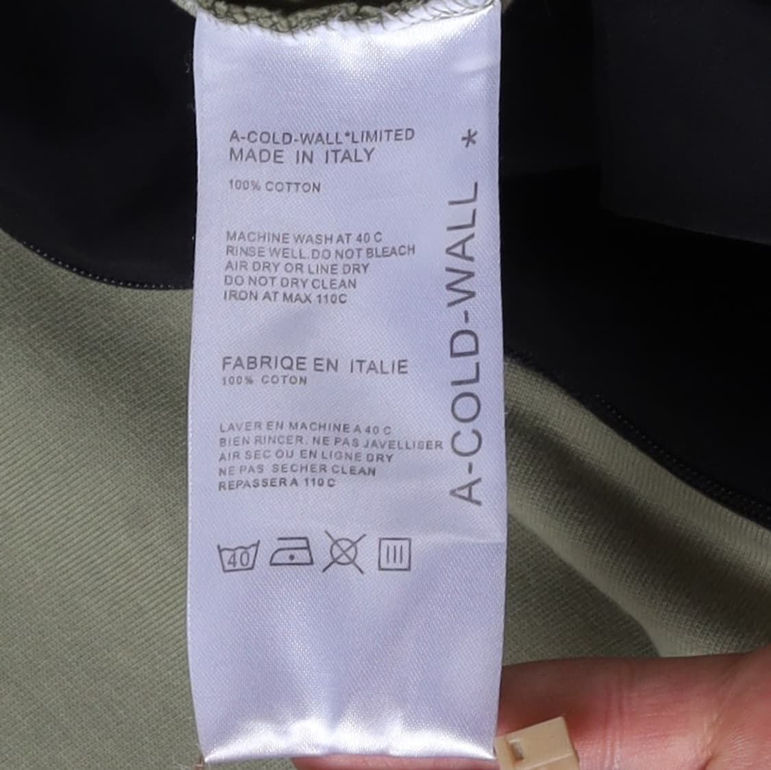 A-COLD-WALL Zipper Bag T-shirt    상품이미지9