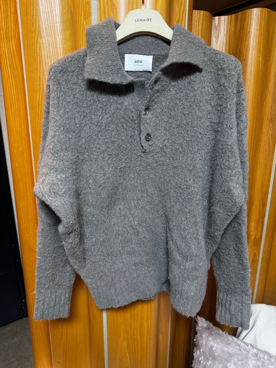 Ami 아미 알파카 폴로 니트 S 상품이미지2