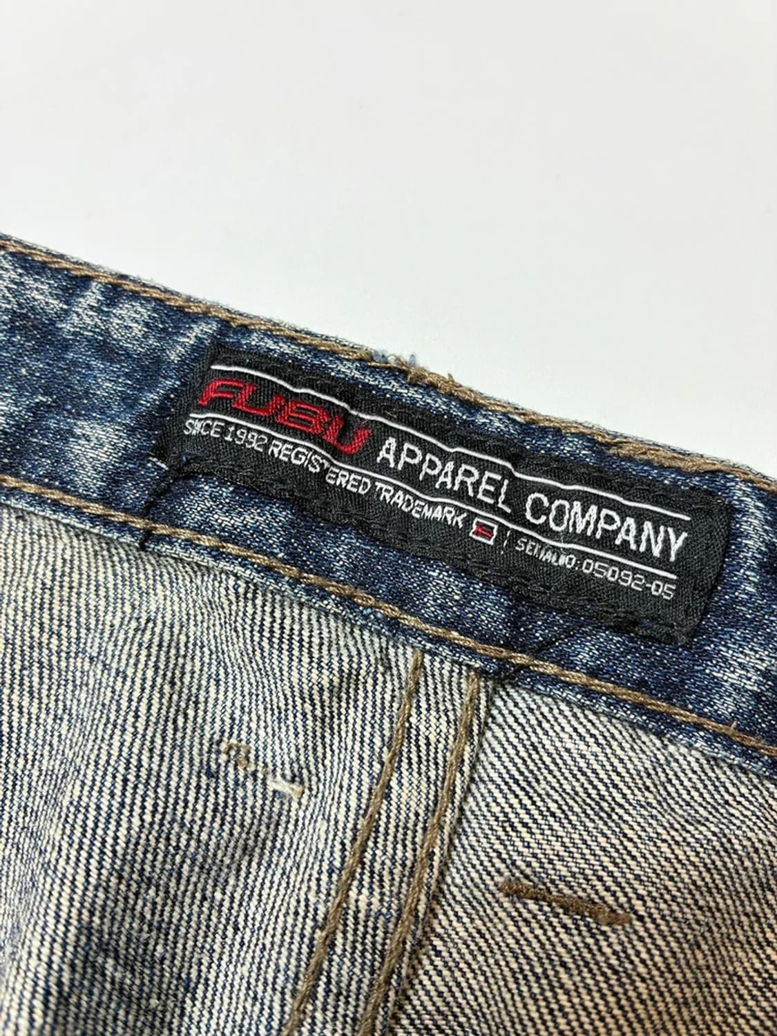 푸부 FUBU 90's Y2K 워시드 데님 팬츠 PN9484 상품이미지9