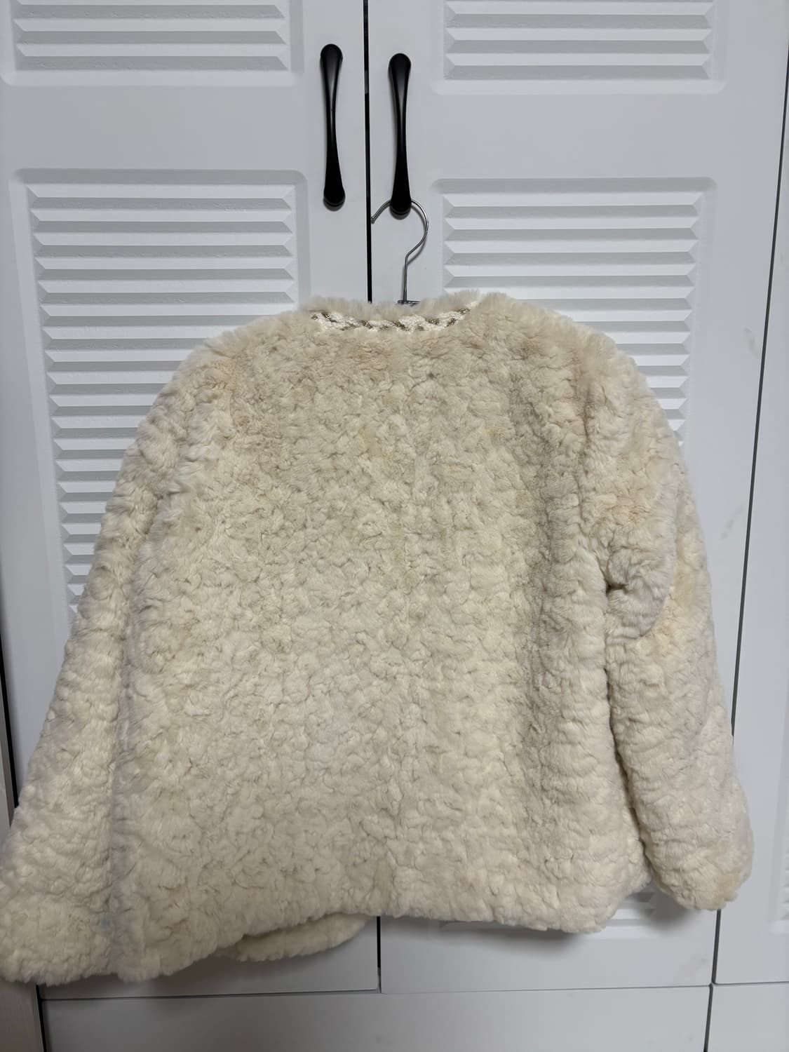 아이보리 퍼자켓 상품이미지2