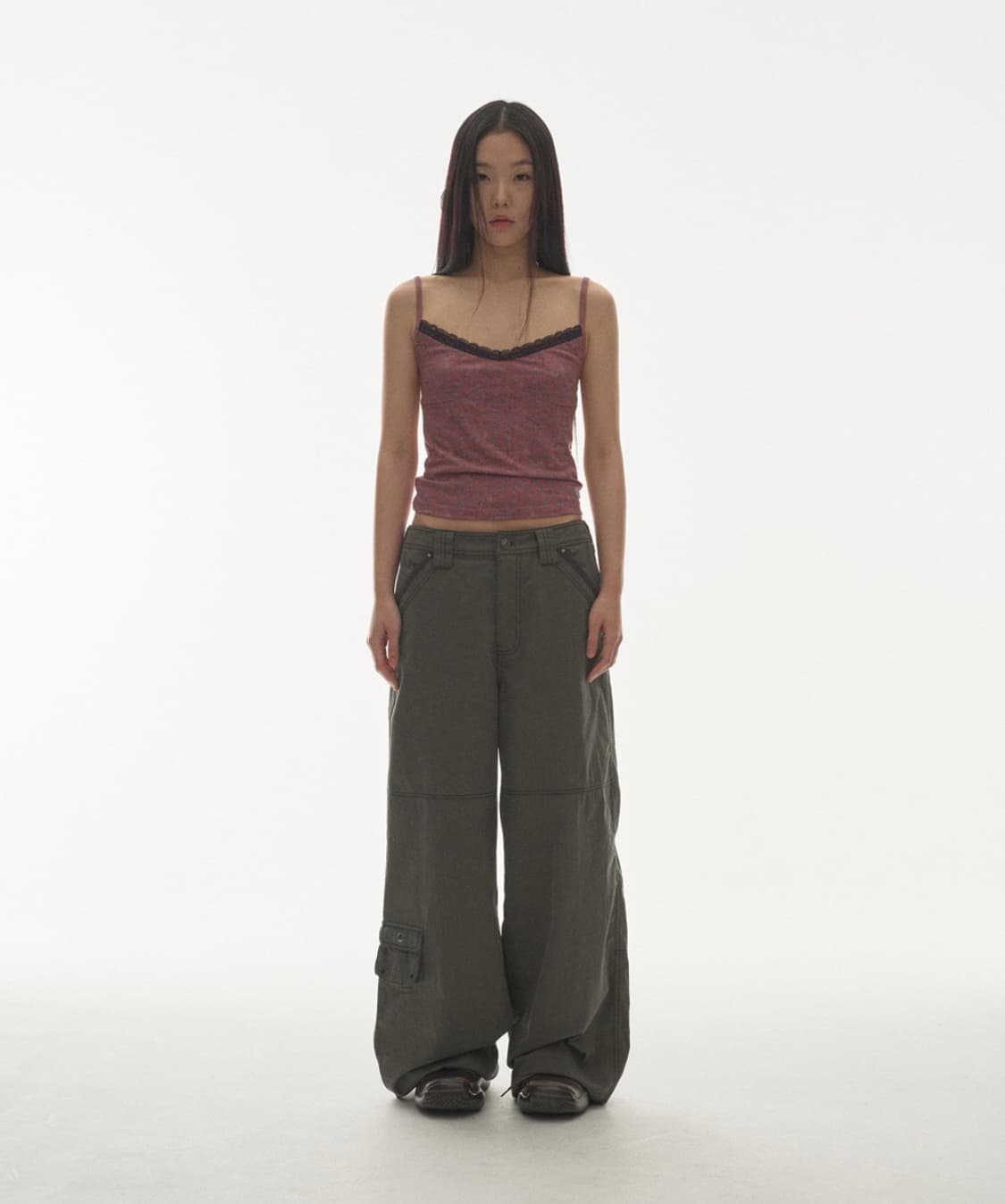 코이세이오 스냅 워크 팬츠 카키 상품이미지3