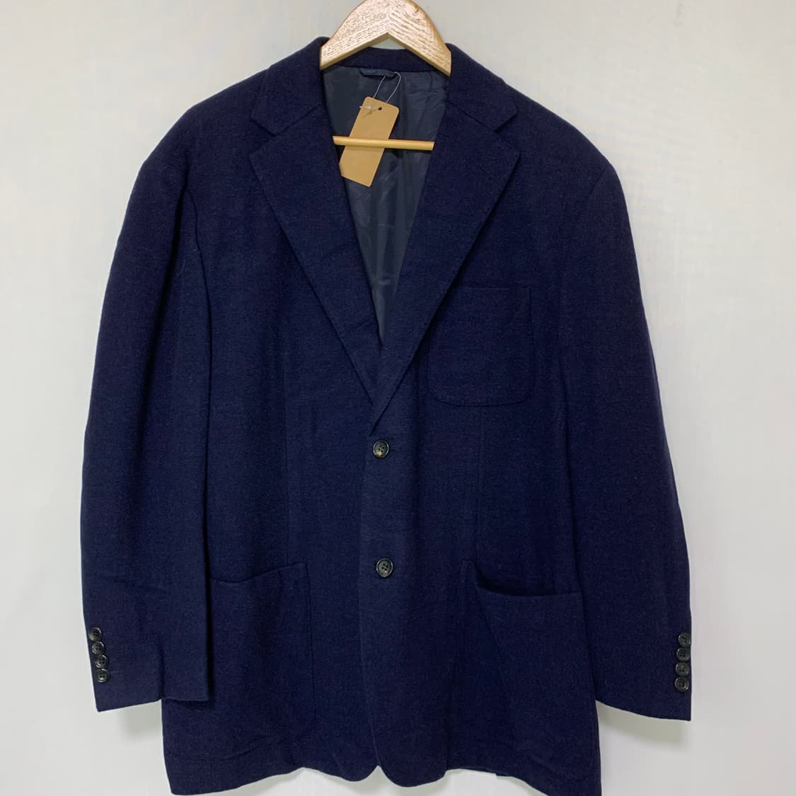에르메네질도 제냐 캐시미어 100 빈티지 블레이저 자켓 네이비 상품이미지2