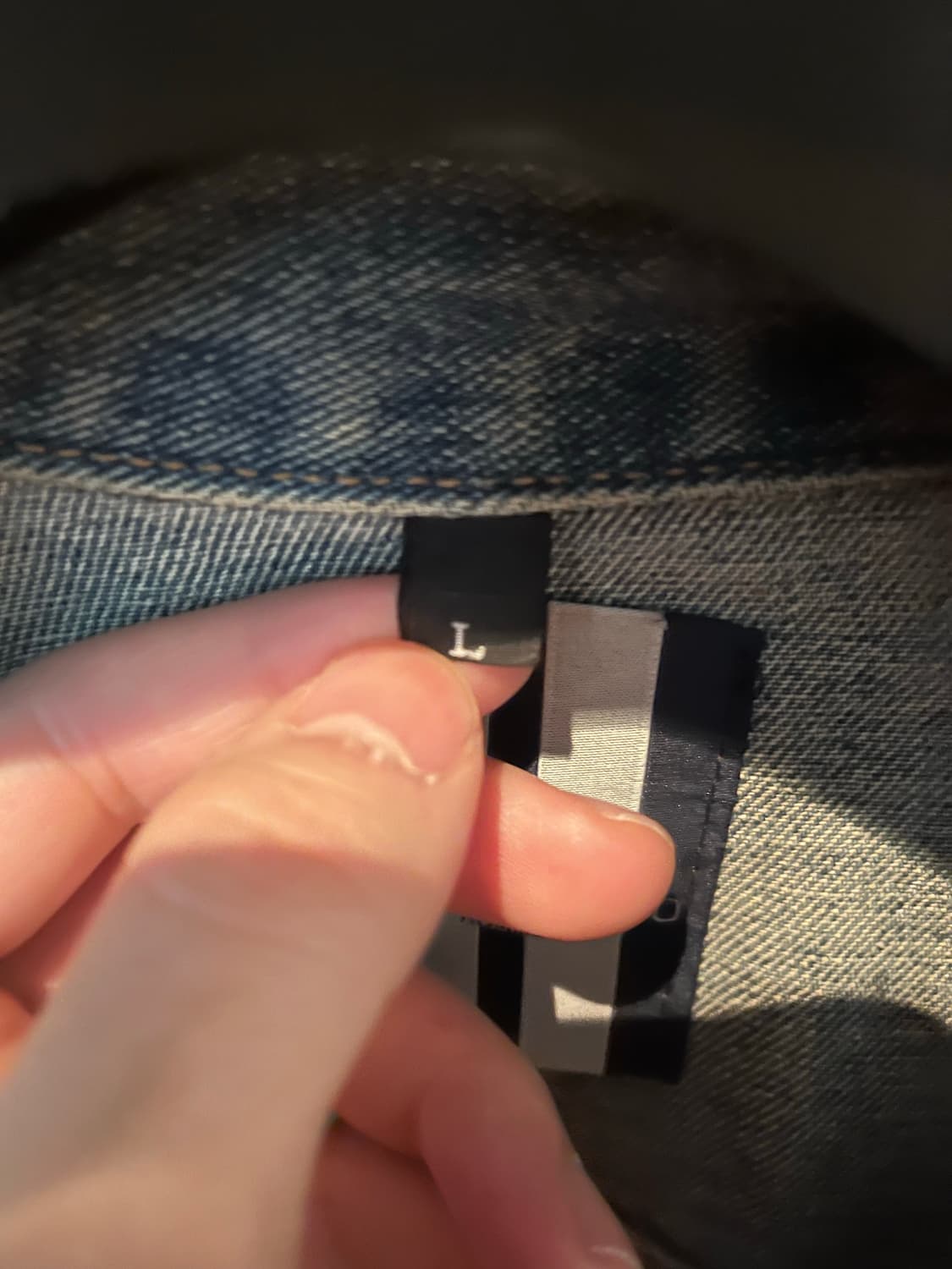 HYOJI HORICO 데님 자켓 청자켓 L 상품이미지3