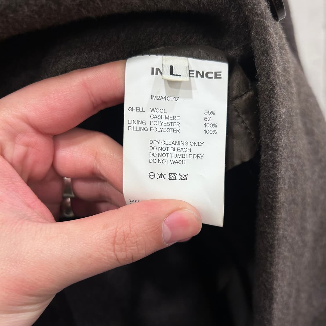 인사일런스 울케시미어블랜드 이너퀼팅 롱코트 상품이미지4