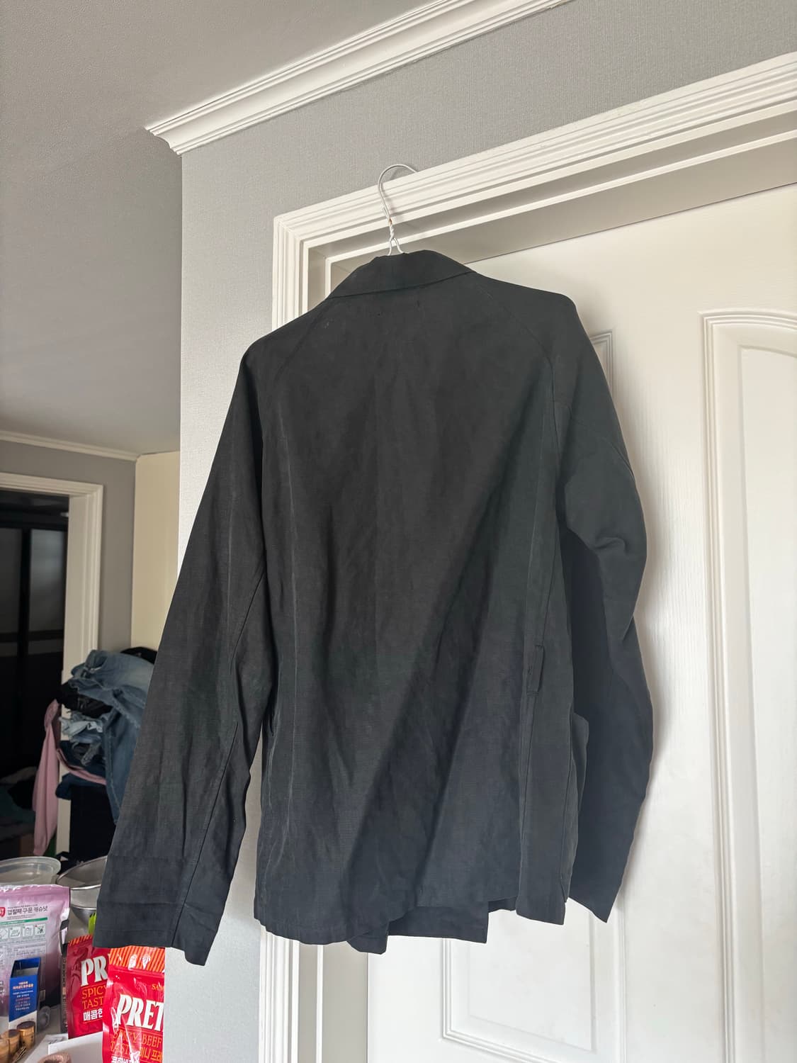 [3] 오라리 워시드 린넨 벨티드자켓 17ss 상품이미지2