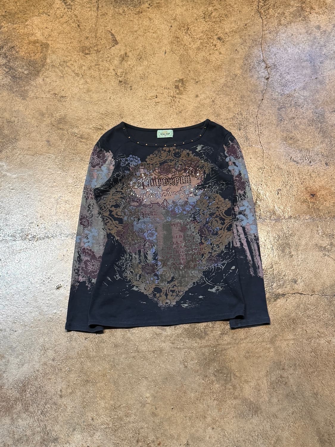 44-55) to the angel Printing Long Sleeve 상품이미지4