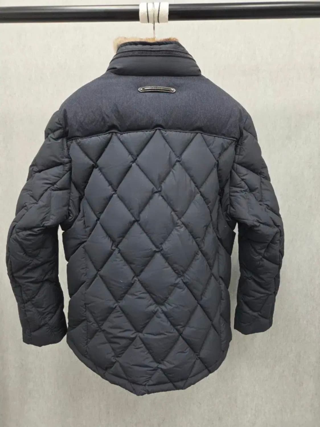 여성 100 올젠 토끼털 구스다운 퀄팅 점퍼 자켓 상품이미지2