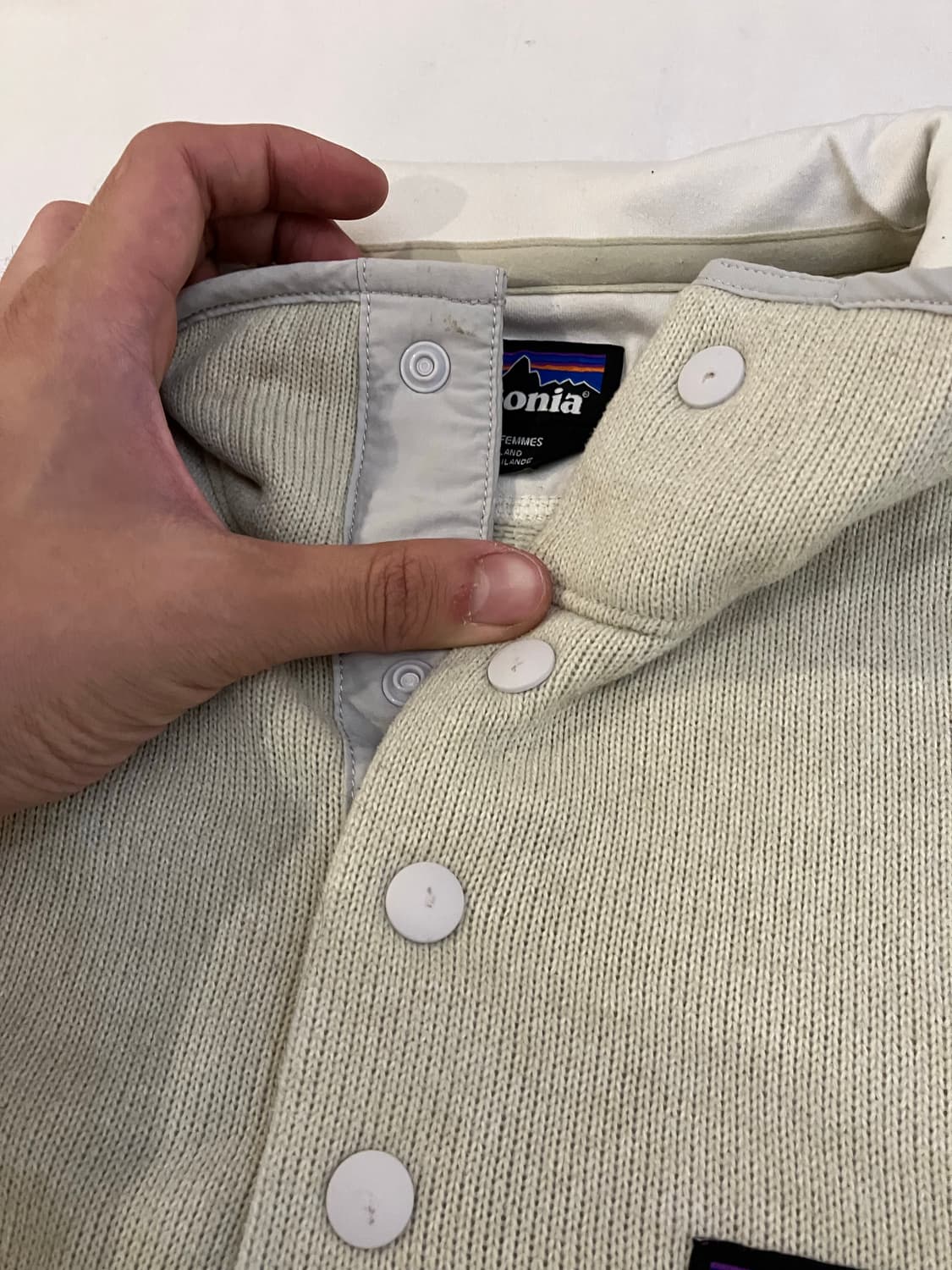 파타고니아 신칠라 스냅 티 풀오버 베터 플리스 아이보리 상품이미지3