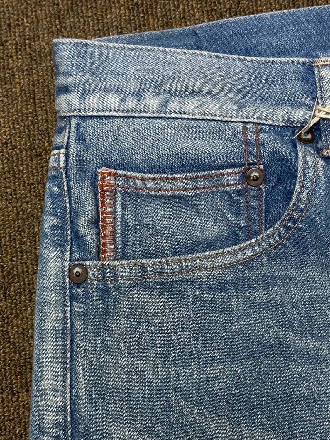 [3]cottle 코틀 Indigo C.T.L Straight 데님 팬츠 상품이미지7