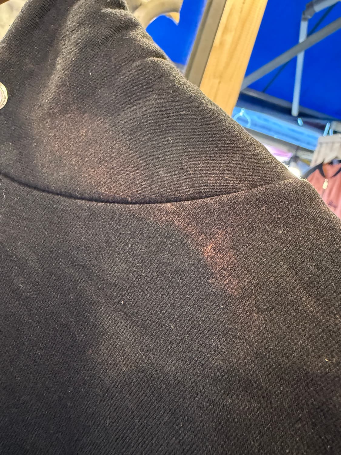 챔피온 아미 풋볼 백프린팅 후드티 블랙 상품이미지2