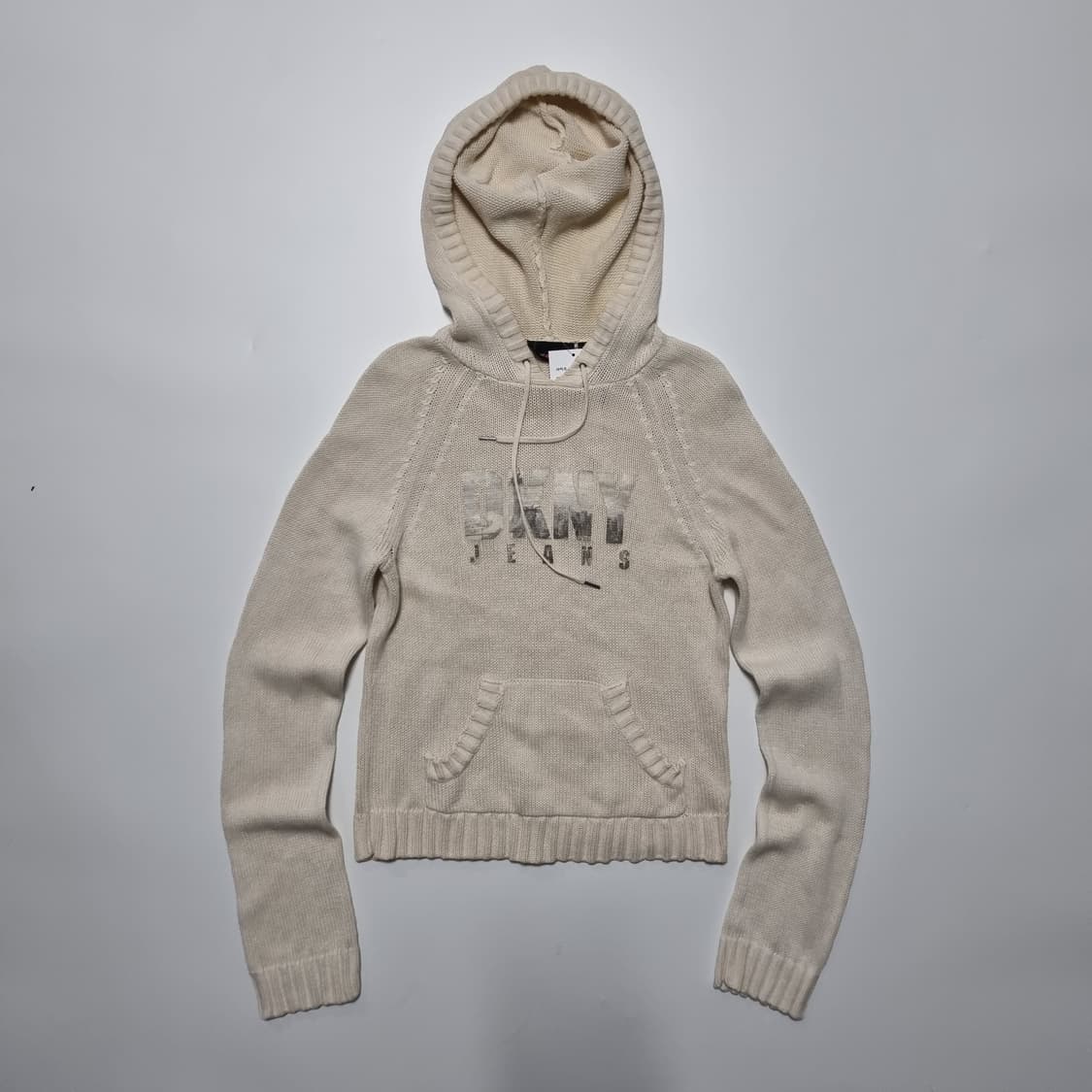 DKNY 딱붙핏 니트 후드  상품이미지1