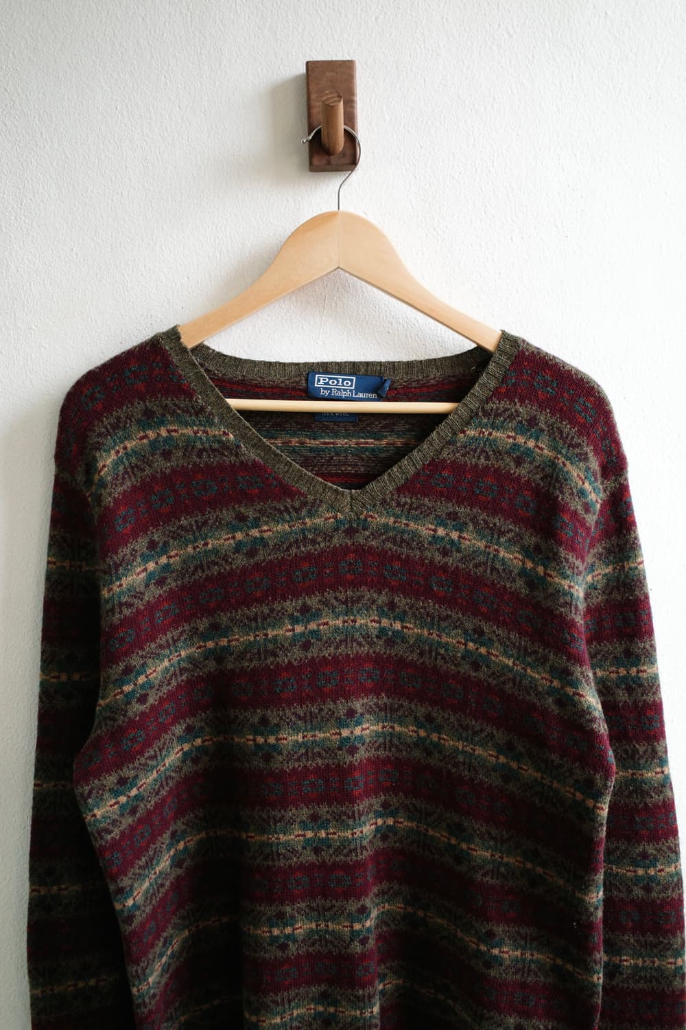 폴로 페어아일 브이넥 니트  상품이미지1