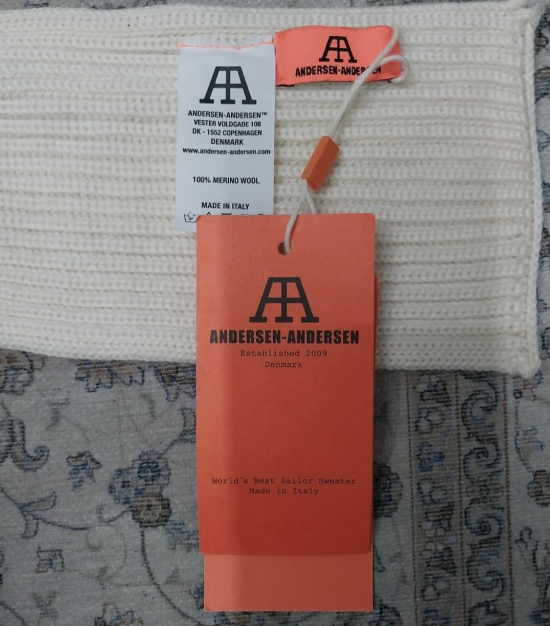 (새상품) 안데르센안데르센 아이보리 스카프 상품이미지5