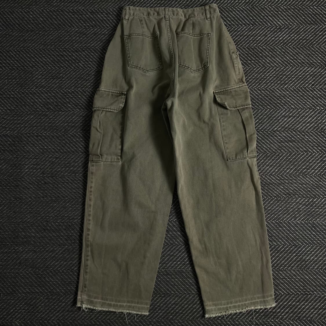 TOFFEE 카고 데님 와이드 퍼티그 팬츠 y 3731 상품이미지4