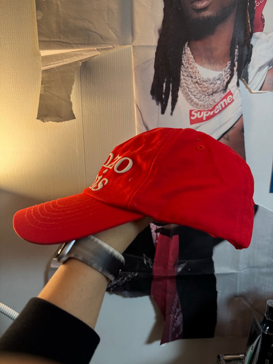 베르디 겐조 파리 캡 레드  상품이미지5