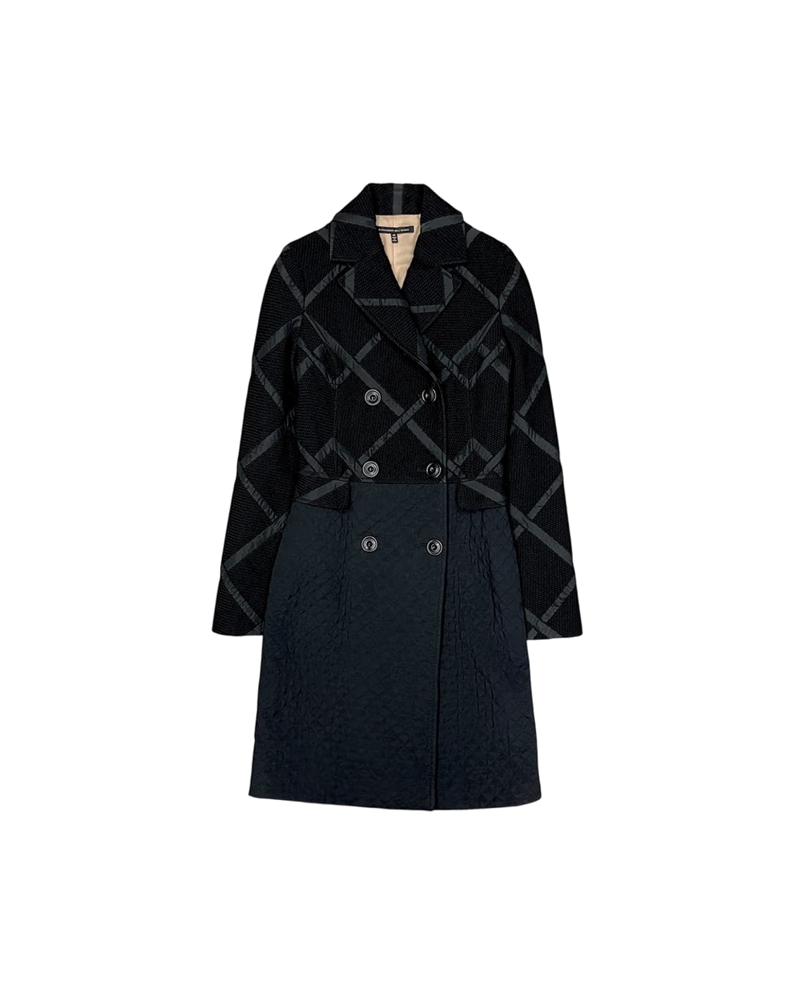 알레산드로 델라쿠아 듀얼 패턴 지오매트릭 코트 상품이미지4