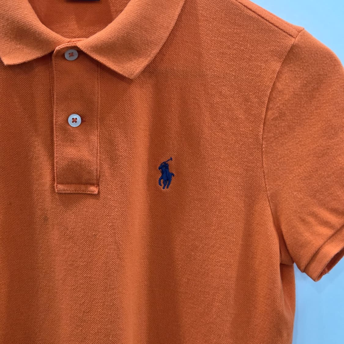 폴로랄프로렌 우먼 피케 카라티 오렌지 M  상품이미지2