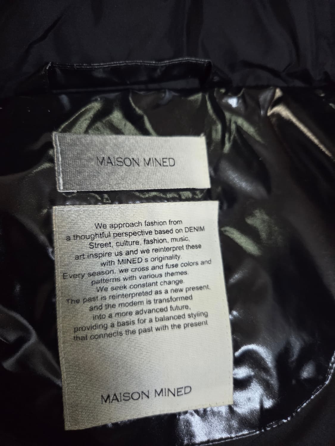 메종미네드 벨티드 패딩 105 상품이미지4