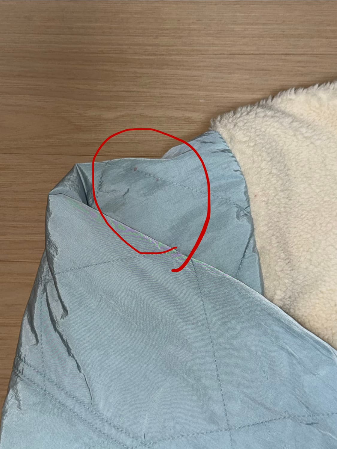 코닥 브라우니 리버시블 카라 패딩 자켓 Light Blue 컬러 M사이즈 상품이미지8